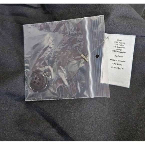 New Talbots Grey Lux Knit Tipped Jacket Trimmed in Classic Houndstooth Sz 16W - Picture 6 of 6